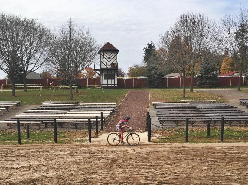 Me Against Renaissance Fair Backdrop / Photo by Krista Ciminera