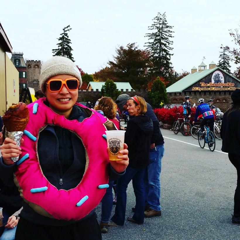 Me with Giant Turkey Leg Post-Race / Photo by Hana Elum